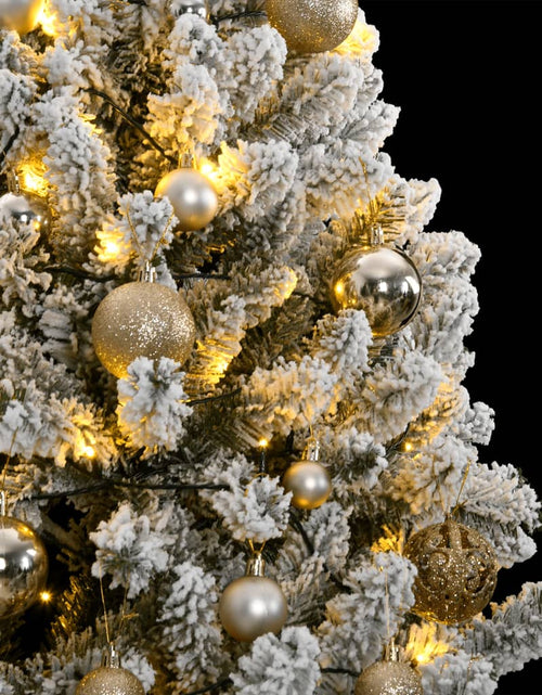 Încărcați imaginea în vizualizatorul Galerie, Brad Crăciun artificial articulat cu 300 LED-uri/globuri 180 cm - Lando
