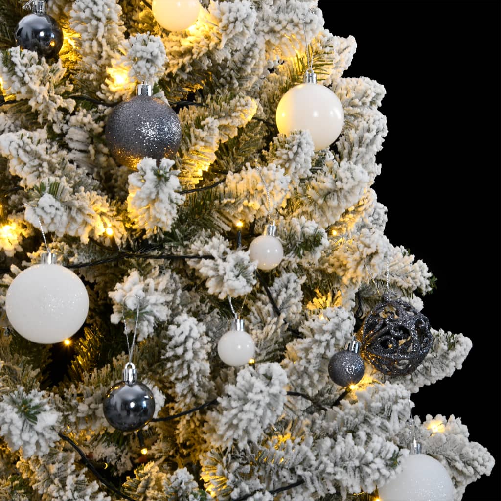 Brad Crăciun artificial articulat cu 300 LED-uri/globuri 180 cm - Lando
