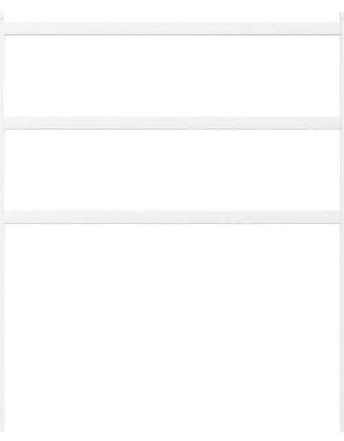 Загрузите изображение в средство просмотра галереи, Tăblie de pat metalică, alb, 80 cm - Lando

