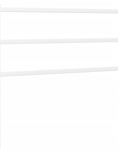 Загрузите изображение в средство просмотра галереи, Tăblie de pat metalică, alb, 100 cm - Lando
