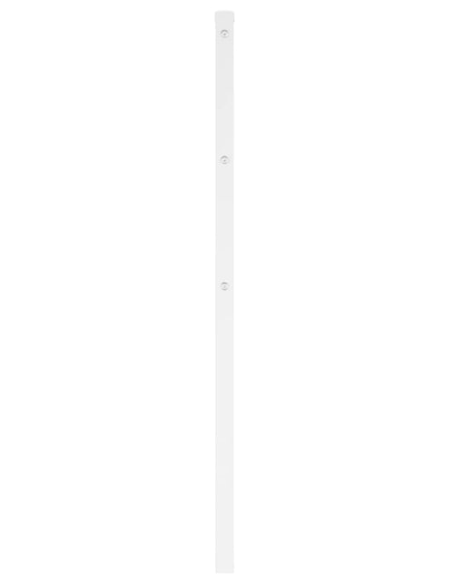 Загрузите изображение в средство просмотра галереи, Tăblie de pat metalică, alb, 100 cm - Lando
