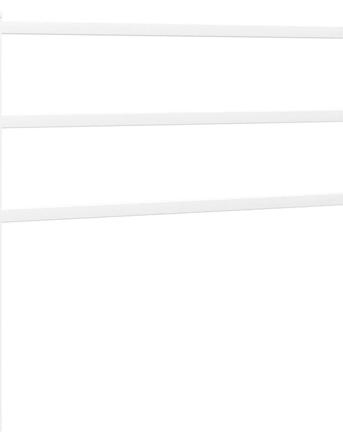 Загрузите изображение в средство просмотра галереи, Tăblie de pat metalică, alb, 107 cm - Lando

