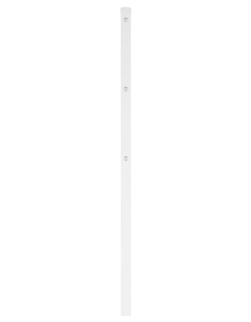 Încărcați imaginea în vizualizatorul Galerie, Tăblie de pat metalică, alb, 140 cm - Lando
