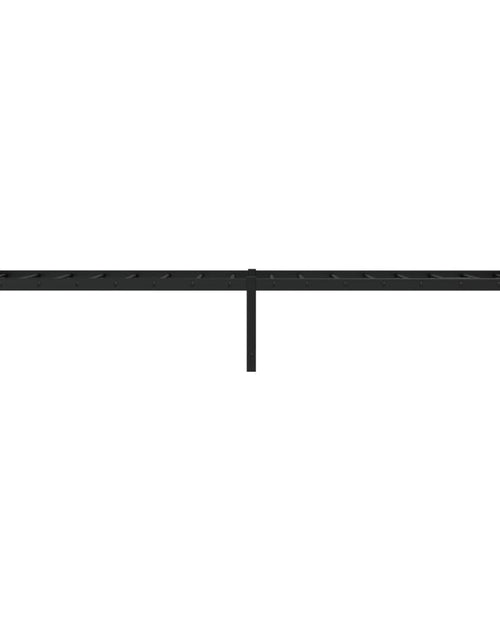 Încărcați imaginea în vizualizatorul Galerie, Cadru pat metalic, negru, 90x200 cm - Lando
