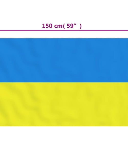 Загрузите изображение в средство просмотра галереи, Steagul Ucrainei cu ocheți din alamă, 90x150 cm - Lando
