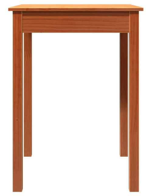 Încărcați imaginea în vizualizatorul Galerie, Masă de sufragerie, maro ceruit, 55x55x75 cm, lemn masiv de pin - Lando
