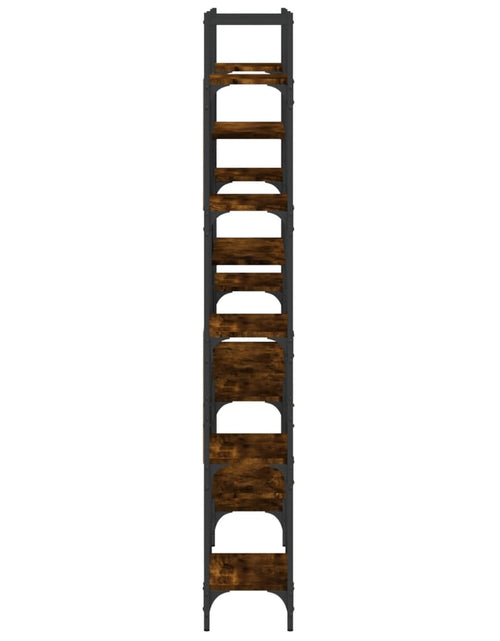 Încărcați imaginea în vizualizatorul Galerie, Bibliotecă, stejar fumuriu, 155,5x24x166,5 cm, lemn prelucrat - Lando
