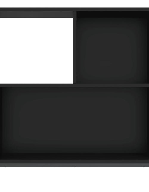 Încărcați imaginea în vizualizatorul Galerie, Bibliotecă, negru, 72x28x77,5 cm, lemn prelucrat - Lando
