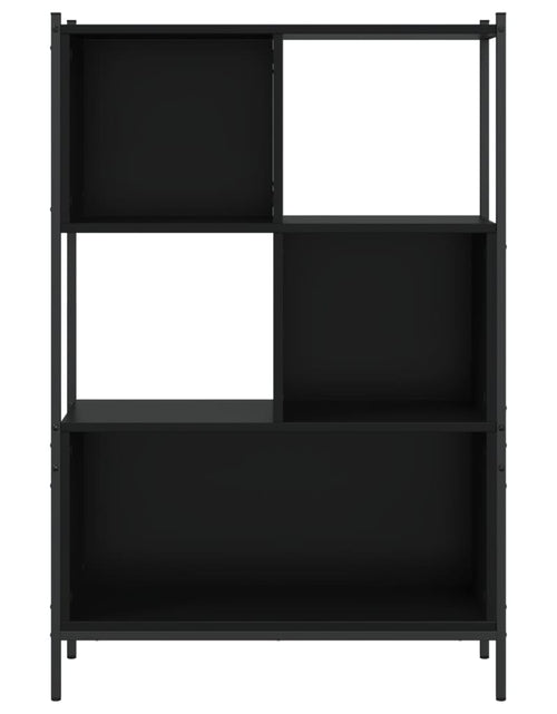 Загрузите изображение в средство просмотра галереи, Bibliotecă, negru, 72x28x109 cm, lemn prelucrat - Lando
