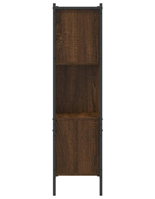 Încărcați imaginea în vizualizatorul Galerie, Bibliotecă, stejar maro, 72x28x109 cm, lemn prelucrat - Lando
