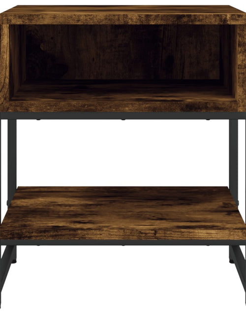 Загрузите изображение в средство просмотра галереи, Măsuță de cafea, stejar fumuriu, 40x40x45 cm, lemn prelucrat - Lando
