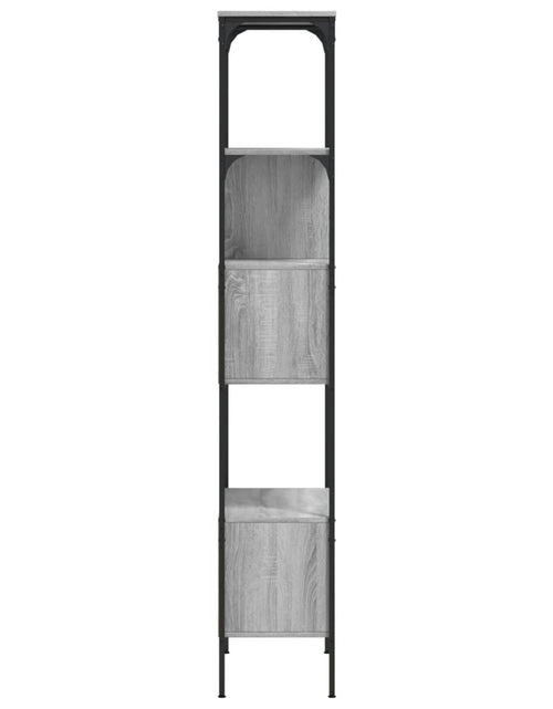 Încărcați imaginea în vizualizatorul Galerie, Bibliotecă cu 5 niveluri gri sonoma 76x33x188,5cm lemn compozit - Lando

