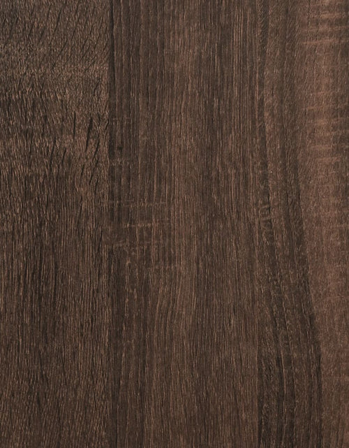 Загрузите изображение в средство просмотра галереи, Măsuță consolă, stejar maro, 100x32x75 cm, lemn prelucrat - Lando
