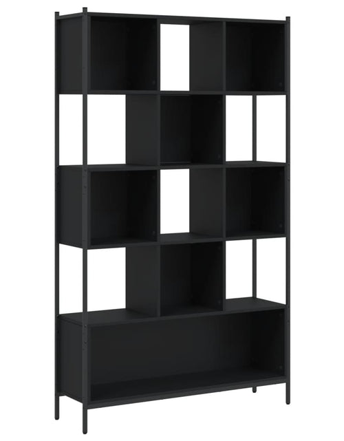 Încărcați imaginea în vizualizatorul Galerie, Bibliotecă, negru, 102x28x172 cm, lemn prelucrat - Lando

