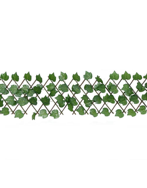 Загрузите изображение в средство просмотра галереи, Spalier frunze struguri artificiale extensibil, verde 180x30 cm - Lando

