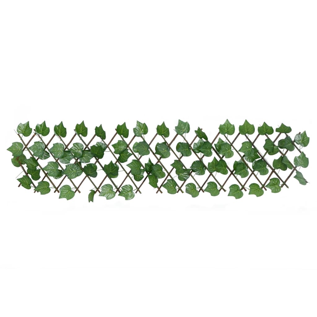 Spalier frunze struguri artificiale extensibil, verde 180x30 cm - Lando