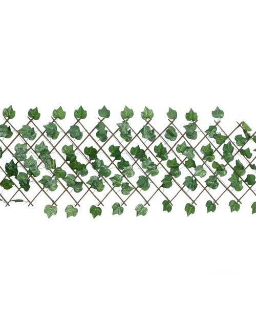 Încărcați imaginea în vizualizatorul Galerie, Spalier frunze struguri false extensibil 5 buc verde 190x60 cm - Lando

