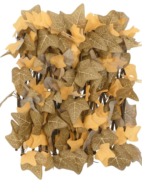 Încărcați imaginea în vizualizatorul Galerie, Spalier frunze arțar false extensibil 5 buc. oranj 180x30 cm - Lando
