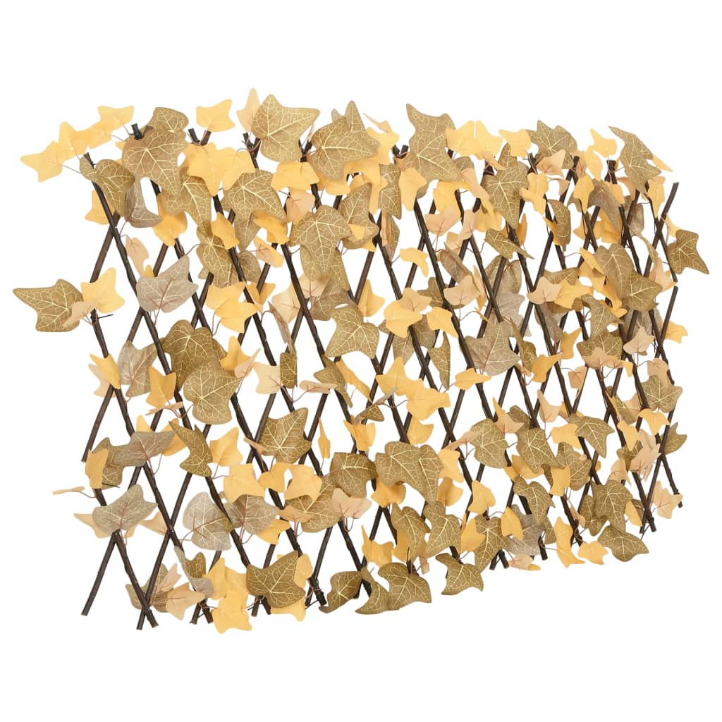 Spalier frunze arțar artificiale extensibil, oranj, 180x60 cm - Lando