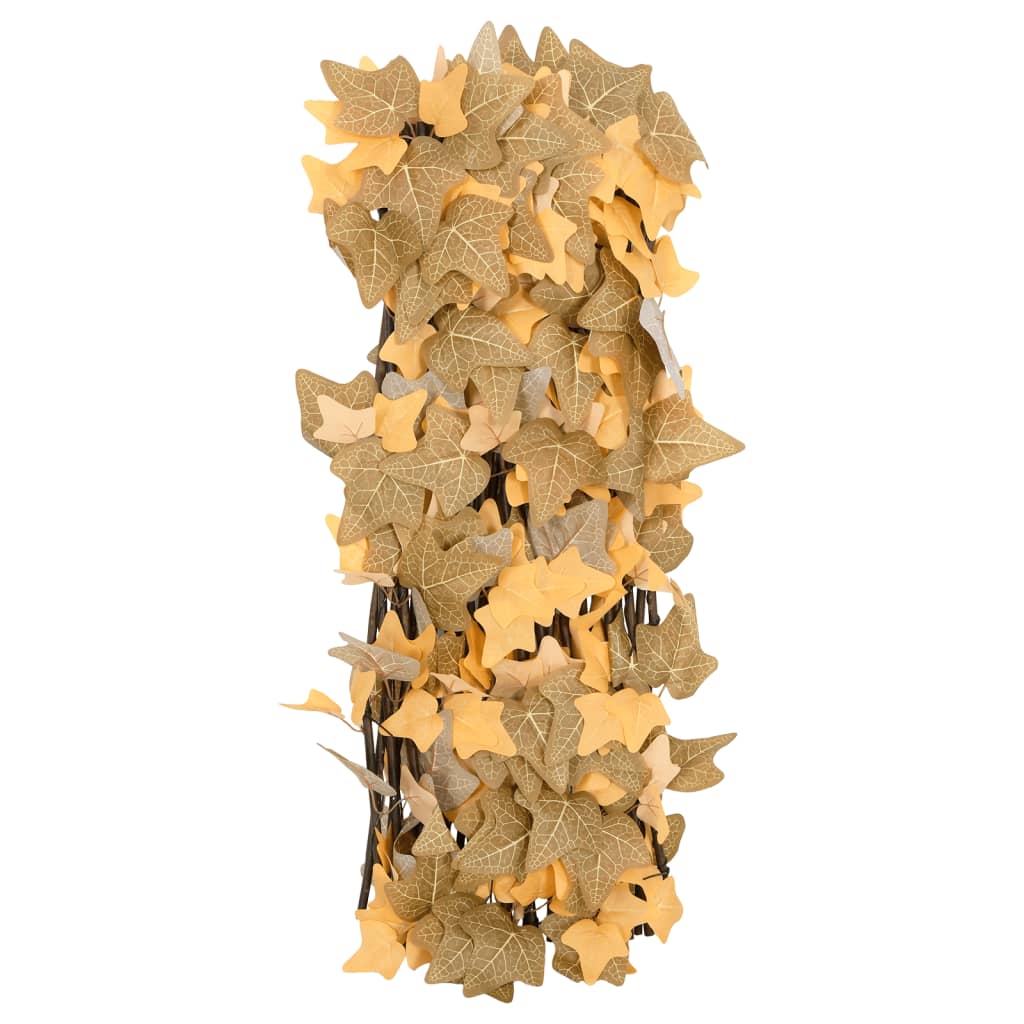 Spalier frunze arțar artificiale extensibil, oranj, 180x60 cm - Lando