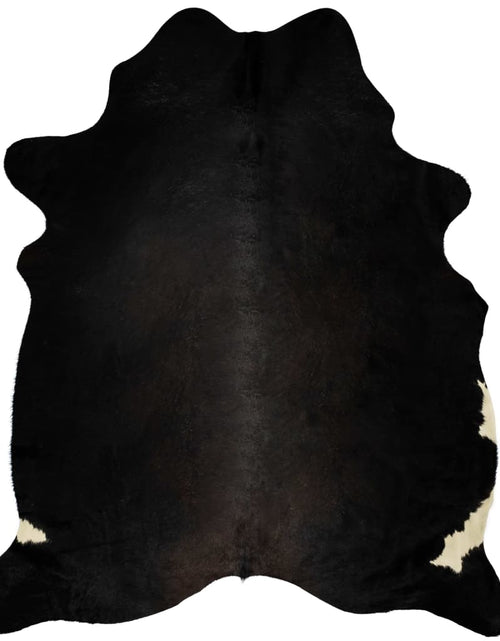 Загрузите изображение в средство просмотра галереи, Covor, negru, 180x220 cm, piele naturală de vacă - Lando
