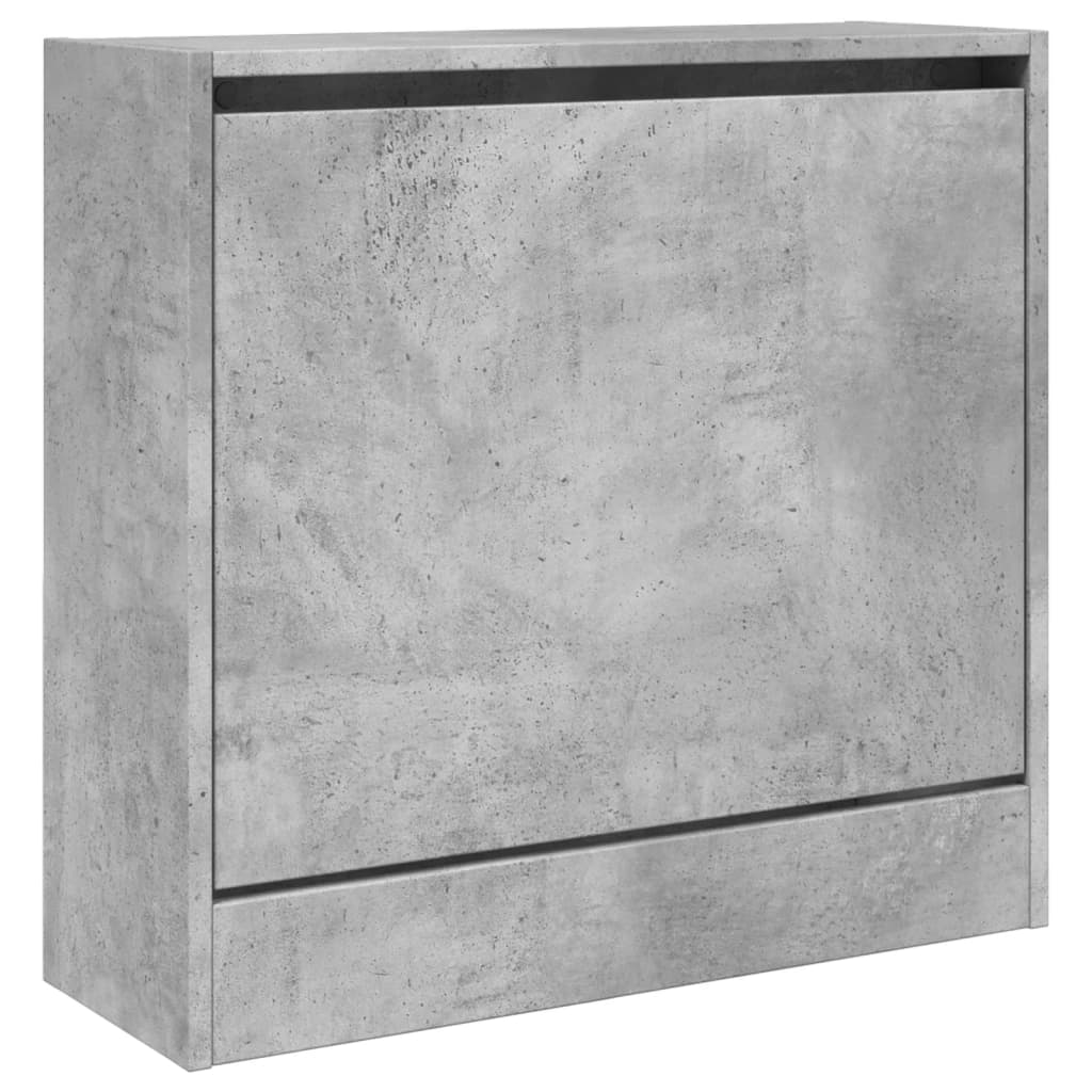 Pantofar, gri beton, 60x21x57 cm, lemn compozit - Lando