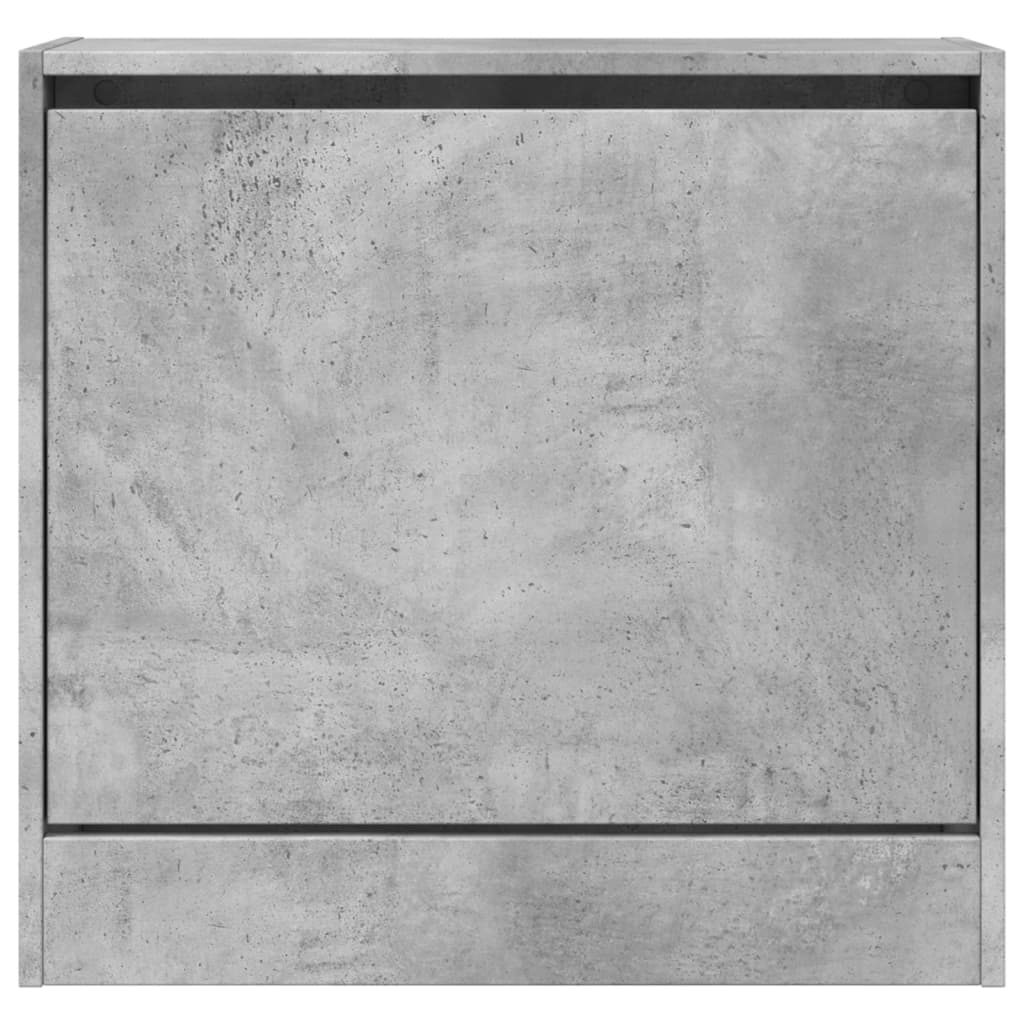 Pantofar, gri beton, 60x21x57 cm, lemn compozit - Lando