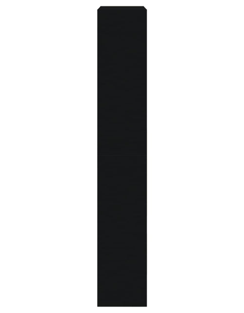 Загрузите изображение в средство просмотра галереи, Pantofar, negru, 60x21x125,5 cm, lemn compozit - Lando
