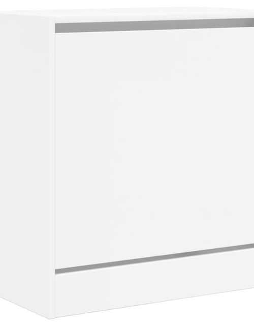 Încărcați imaginea în vizualizatorul Galerie, Pantofar, alb, 60x34x63,5 cm, lemn compozit - Lando
