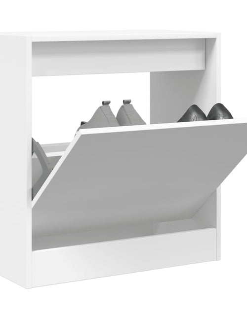 Загрузите изображение в средство просмотра галереи, Pantofar, alb, 60x34x63,5 cm, lemn compozit - Lando
