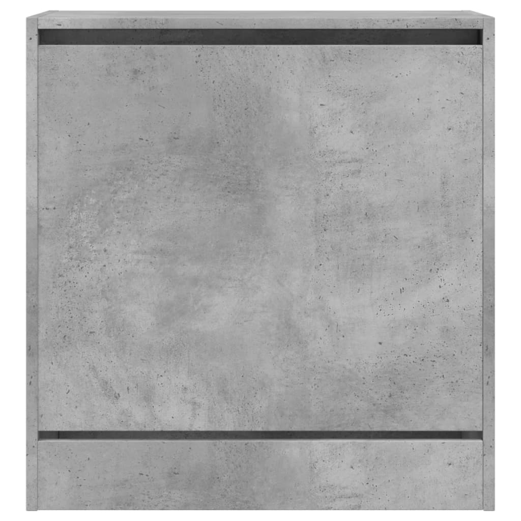 Pantofar, gri beton, 60x34x63,5 cm, lemn compozit - Lando