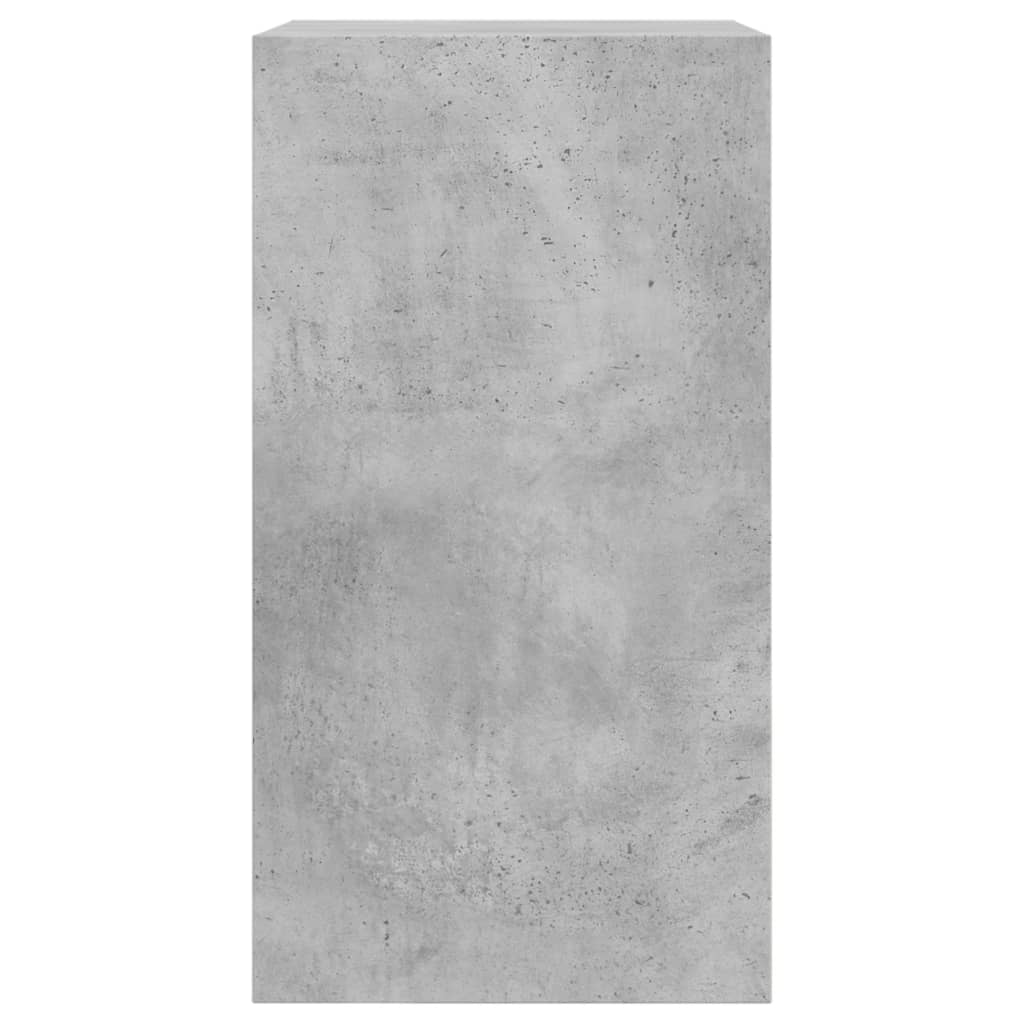 Pantofar, gri beton, 60x34x63,5 cm, lemn compozit - Lando