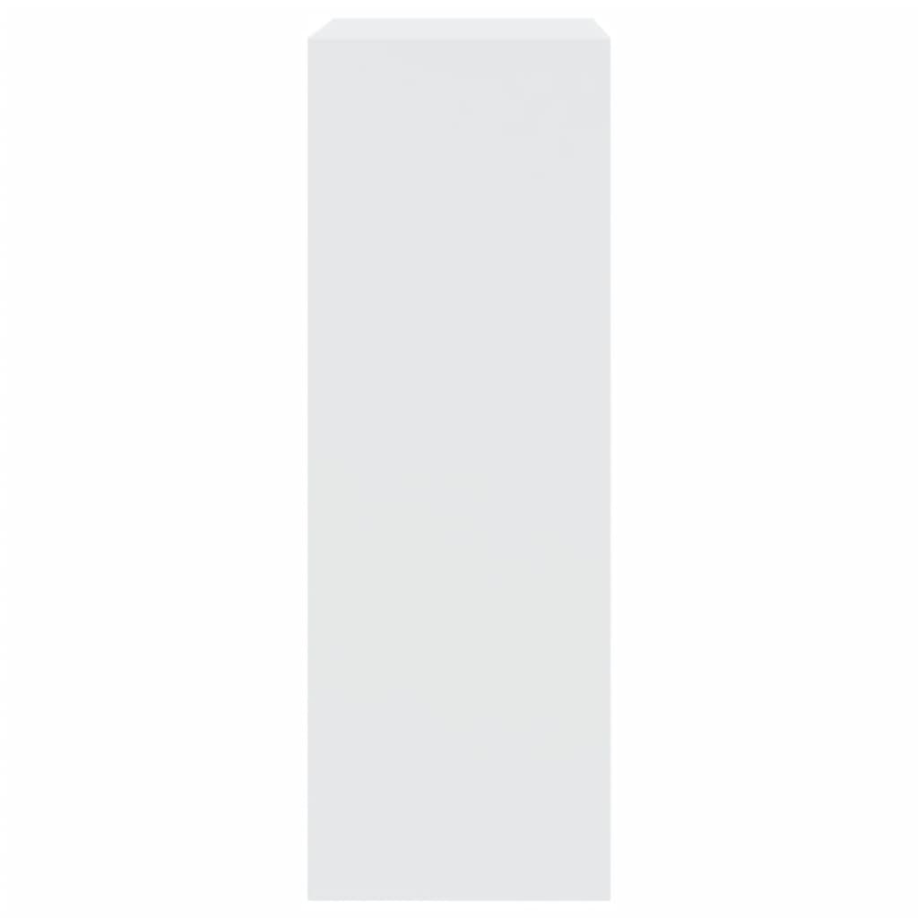 Pantofar, alb, 60x34x96,5 cm, lemn compozit - Lando