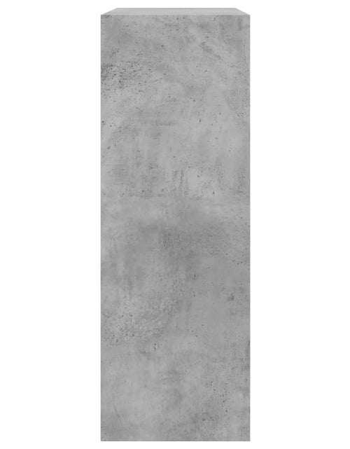Încărcați imaginea în vizualizatorul Galerie, Pantofar, gri beton, 80x34x96,5 cm, lemn prelucrat - Lando
