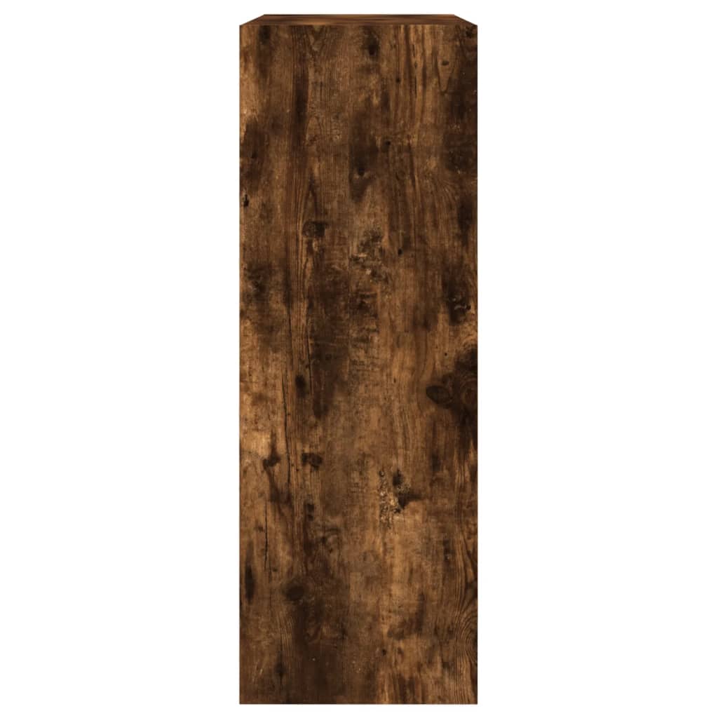 Pantofar, stejar fumuriu, 80x34x96,5 cm, lemn compozit - Lando