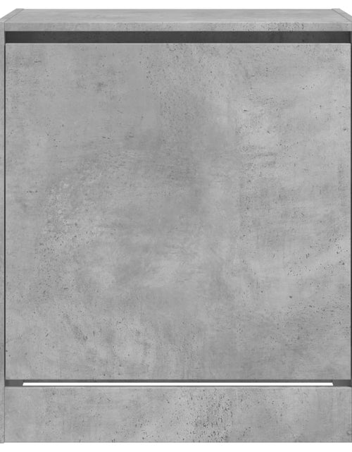 Încărcați imaginea în vizualizatorul Galerie, Pantofar, gri beton, 60x42x69 cm, lemn compozit - Lando

