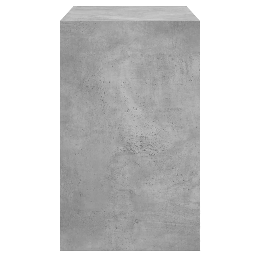 Pantofar, gri beton, 80x42x69 cm, lemn prelucrat - Lando