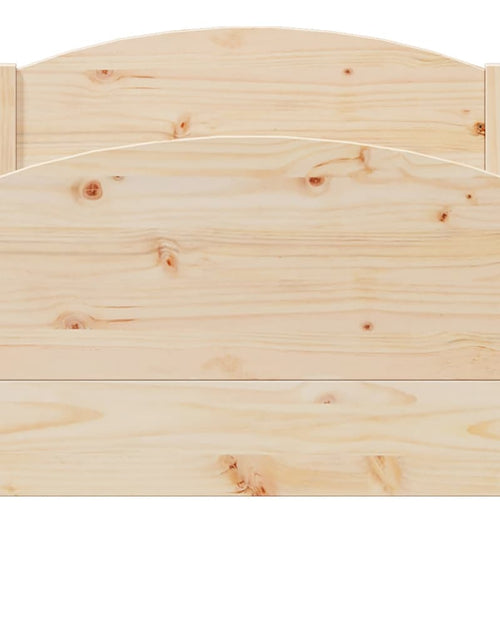 Încărcați imaginea în vizualizatorul Galerie, Cadru de pat cu tăblie, 75x190 cm, lemn masiv de pin - Lando
