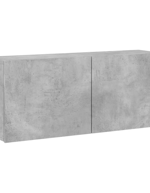 Încărcați imaginea în vizualizatorul Galerie, Unități TV de perete, 5 piese, gri beton, lemn prelucrat - Lando
