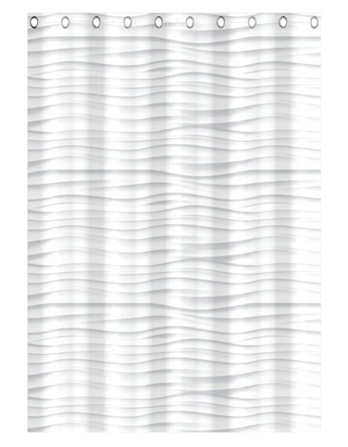 Загрузите изображение в средство просмотра галереи, EISL Perdea de duș cu design vălurit, alb, 200x180x0,2 cm - Lando
