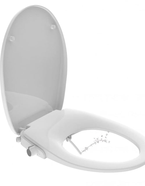 Загрузите изображение в средство просмотра галереи, EISL Scaun de toaletă închidere silențioasă atașament pulverizator alb - Lando
