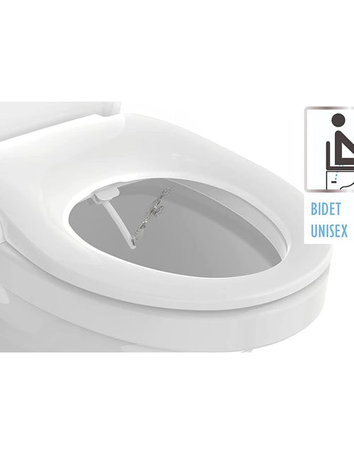 Încărcați imaginea în vizualizatorul Galerie, EISL Scaun de toaletă închidere silențioasă atașament pulverizator alb - Lando
