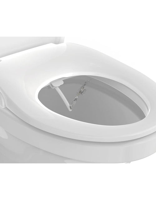 Încărcați imaginea în vizualizatorul Galerie, EISL Scaun de toaletă închidere silențioasă atașament pulverizator alb - Lando
