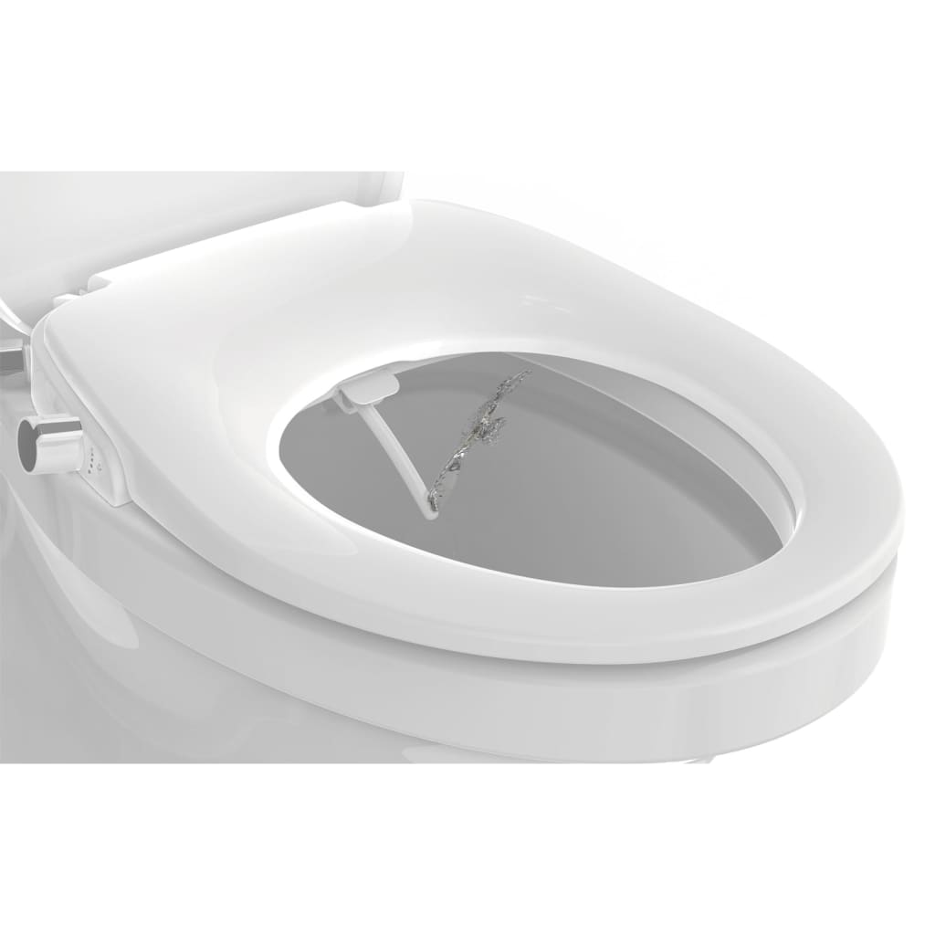 EISL Scaun de toaletă închidere silențioasă atașament pulverizator alb - Lando