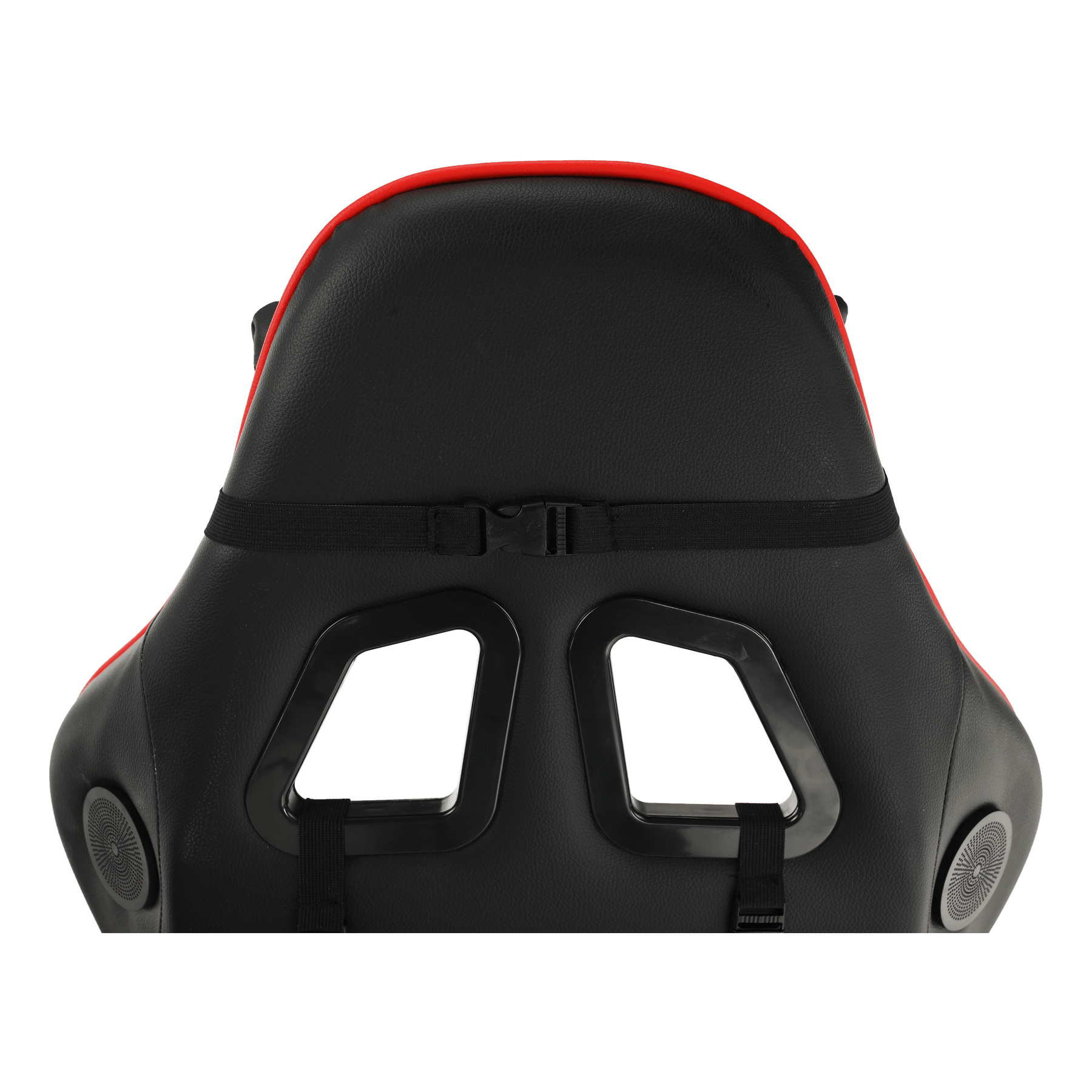 Scaun de birou / joc cu difuzoare Bluetooth, negru / roşu, CARPI Lando