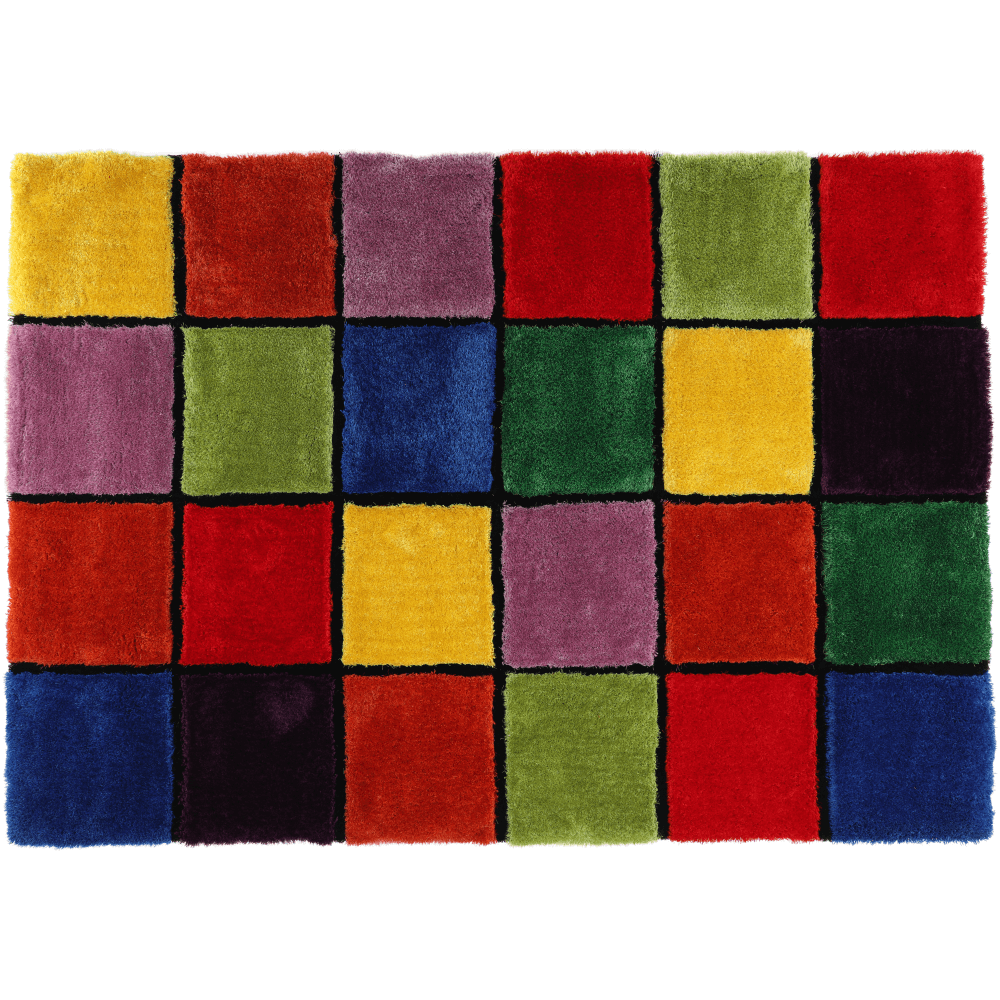 Covor, roşu/verde/galben/violet, 170x240, LUDVIG TYP 4 Lando - Lando