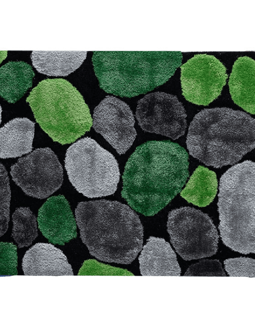 Загрузите изображение в средство просмотра галереи, Covor 140x200 cm, verde/gri/negru, PEBBLE TYP 1 Lando - Lando
