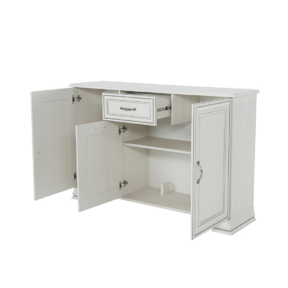 Lando-Comodă combinată 3D1S, woodline crem, TIFFY 08- lando.md