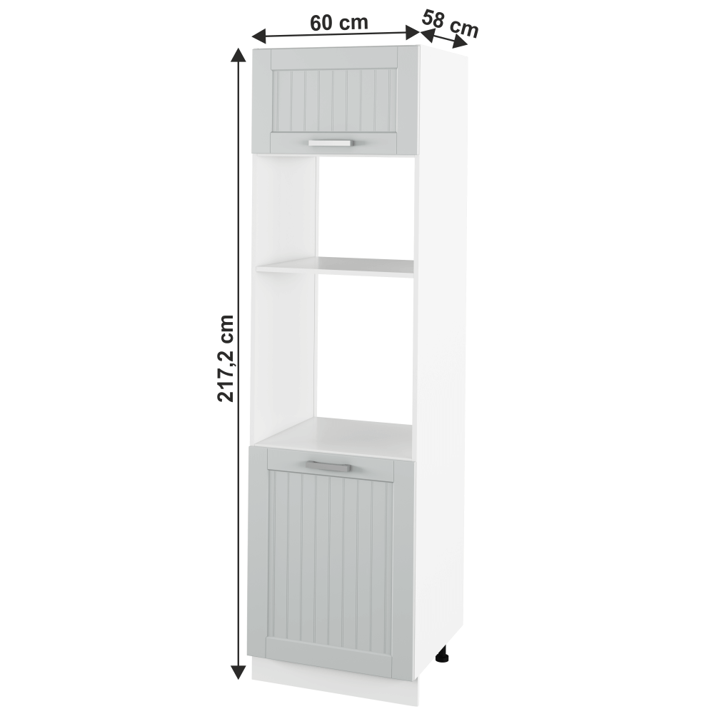 Ландо Встроенный шкаф, светло-серый/белый, JULIA TYP 81- мебель