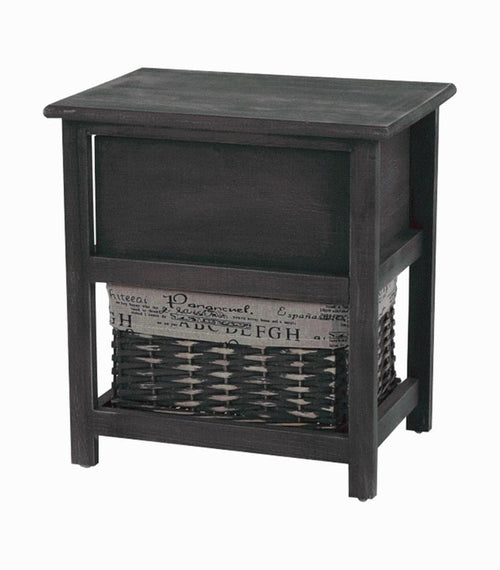 Загрузить изображение в Галерею просмотра, Lando-Commode, 1 корзина, 1 ящик, коричневато-серый, DARKIE 1- lando.md